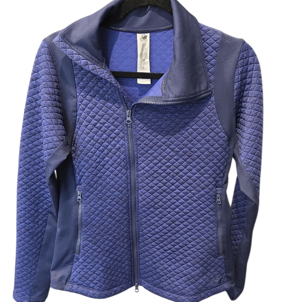 New Balance Blue Polyester Jacket